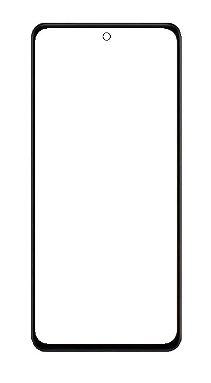 Front Glass for Vivo Y100 4G - Black — image 1