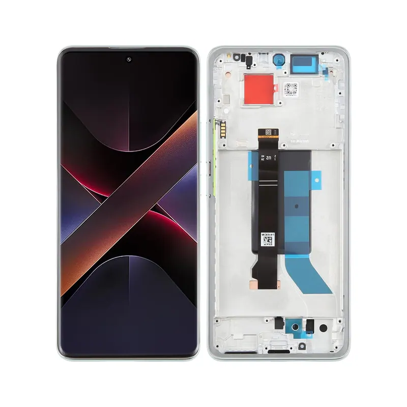 For Xiaomi Poco X7 5G AMOLED Original LCD Screen Digitizer Full Assembly with Frame (Green) — image 1