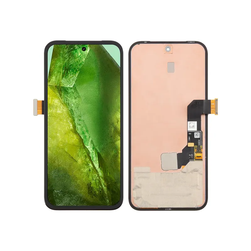 For Google Pixel 8A GKV4X G6GPR G8HHN Original LCD Screen Digitizer Full Assembly with Frame, Including Fingerprint Flex Cable — image 1