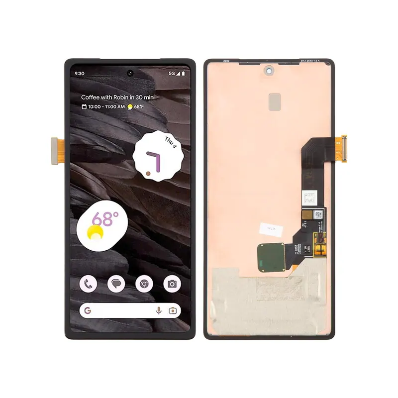 For Google Pixel 7a GWKK3 GHL1X G0DZQ G82U8 Original LCD Screen Digitizer Full Assembly with Frame, Including Fingerprint Flex Cable — image 1