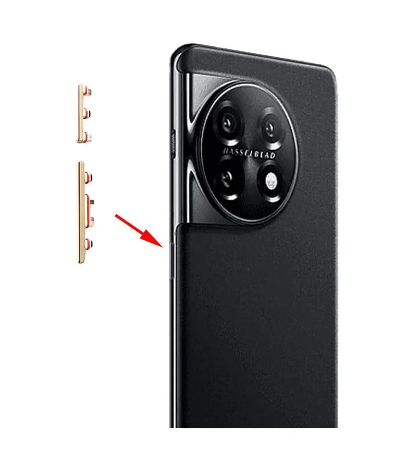 For OnePlus 11 Power Button and Volume Control Button (Gold) — image 1