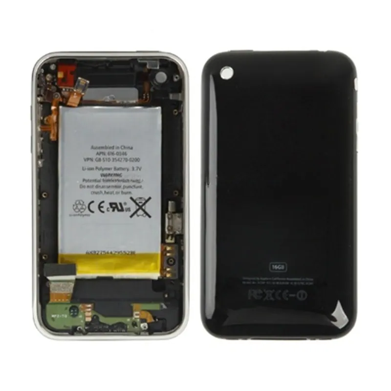 Complete Back Cover Assembly Part for iPhone 3G, 16GB with Battery(Black) — image 1