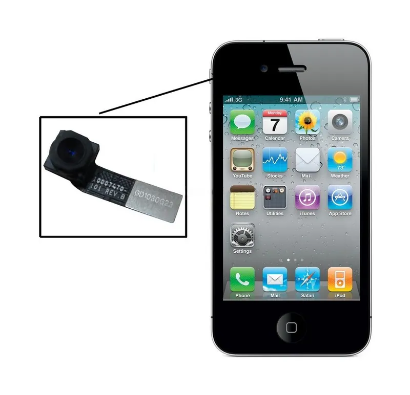 Original Front Camera for iPhone 4(Black) — image 1