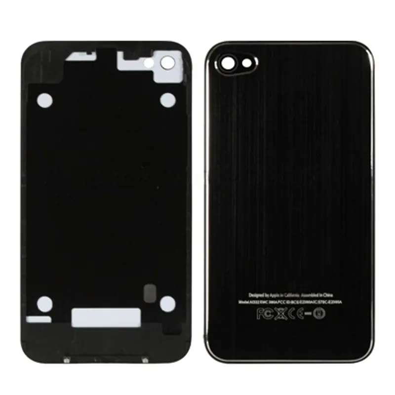 Aluminum Back Cover for iPhone 4(Black) — image 1