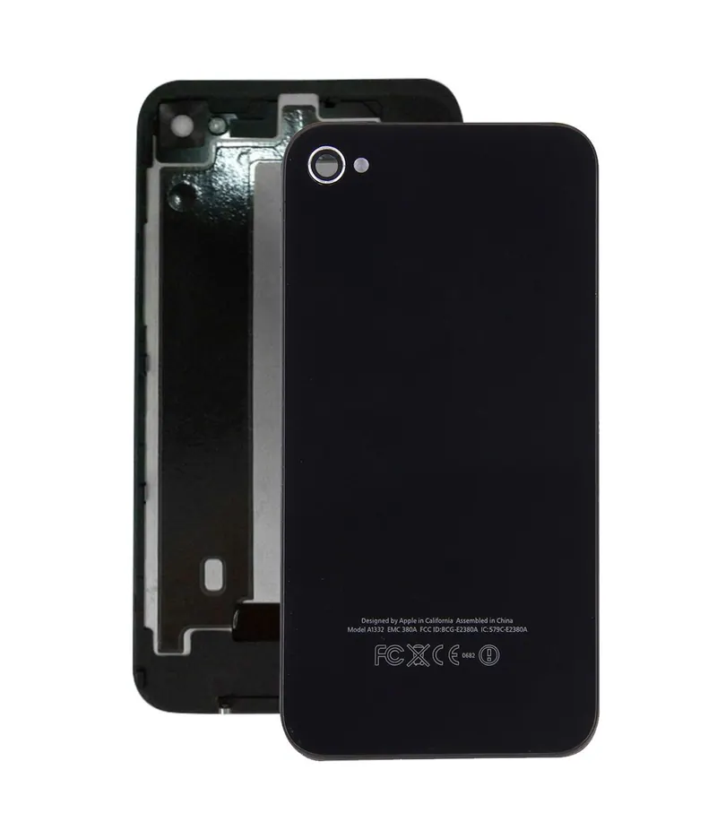 Glass Back Cover for iPhone 4(Black) — image 1