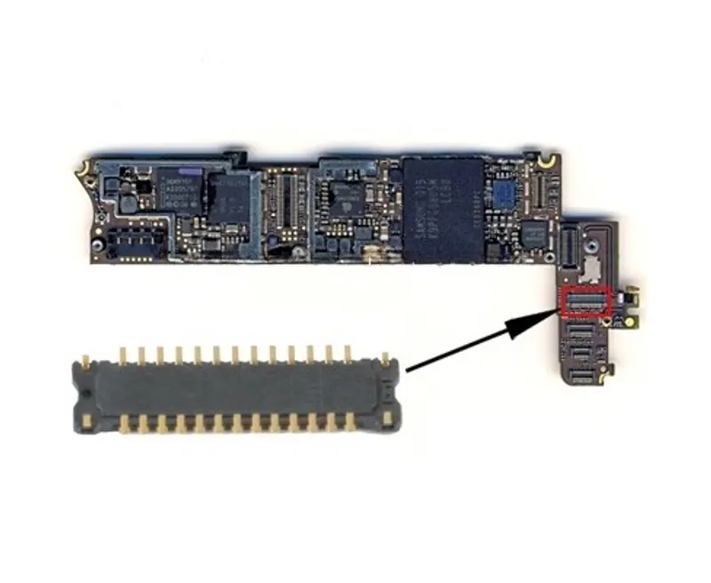 LCD Digitizer FPC Flex Contactor Plug for iPhone 4 — image 1