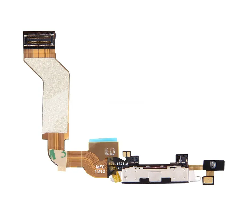 Original Dock Connector Charging Port Flex Cable for iPhone 4S(Black) — image 1