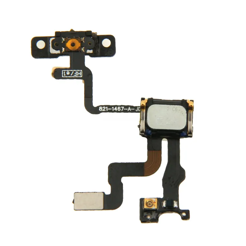 Original Sensor Flex Cable + Switch Flex Cable + Earpiece Speaker + Switch Frame for iPhone 4s — image 1