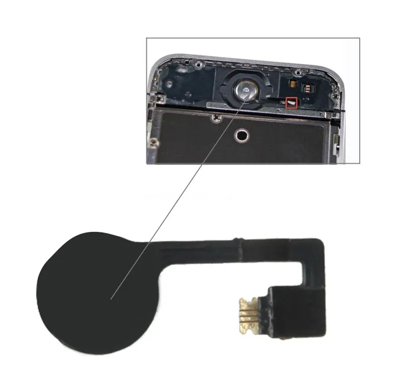Home Key Button PCB Membrane Flex Cable for iPhone 4S — image 1