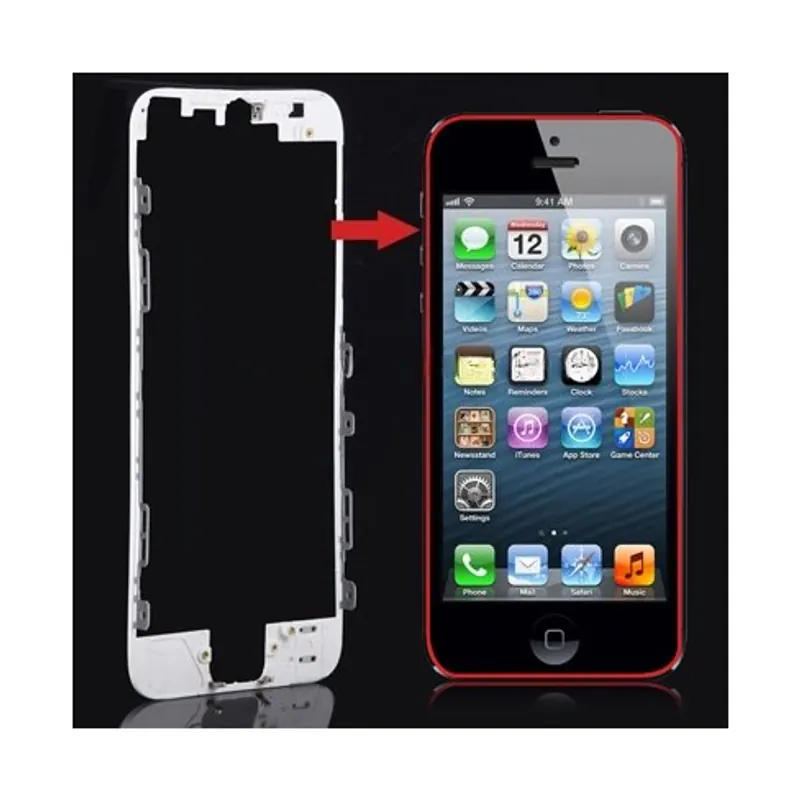 OEM Version LCD Frame for iPhone 5(White) — image 1