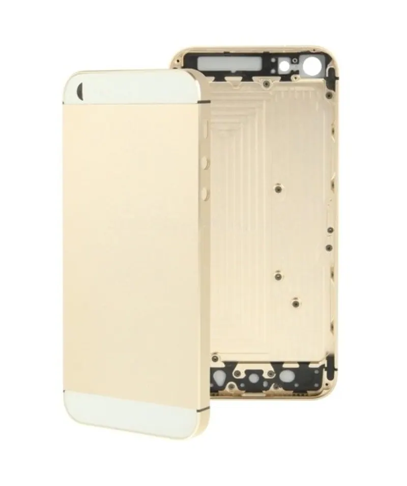 Full Housing Alloy Back Cover for iPhone 5 (Light Gold) — image 1