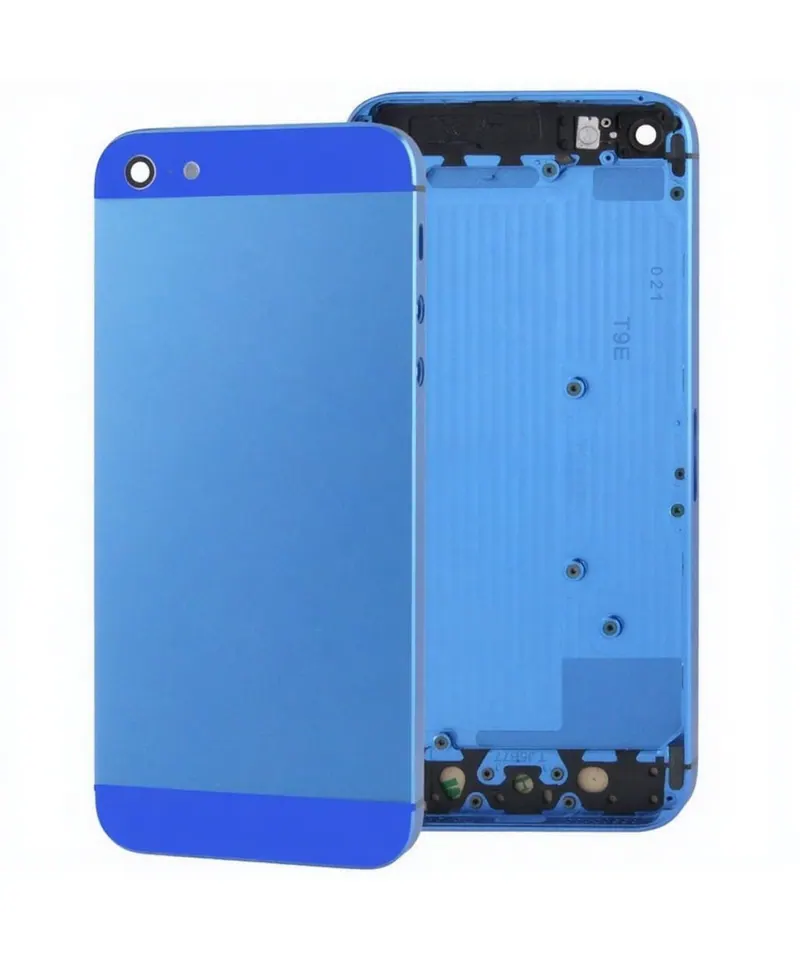 Full Housing Alloy Back Cover for iPhone 5(Dark Blue) — image 1