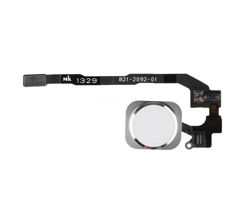 Home Key Button with PCB Membrane Flex Cable for iPhone 5S , No Fingerprint Identification Function(Silver) — image 1