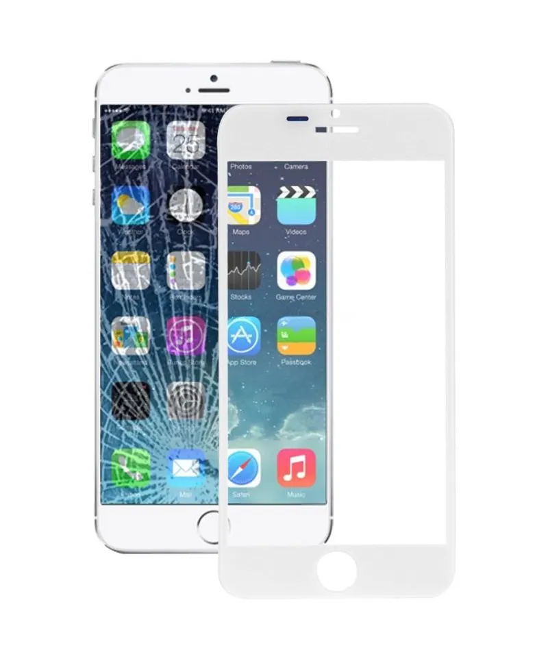 Front Screen Outer Glass Lens for iPhone 6(White) — image 1