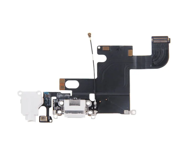 Charging Port Dock Connector Flex Cable for iPhone 6(White) — image 1