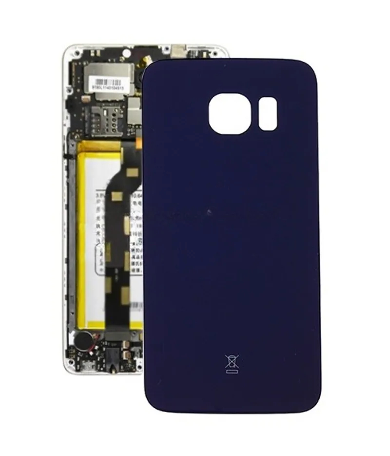 For Galaxy S6 Edge / G925 Original Battery Back Cover (Dark Blue) — image 1