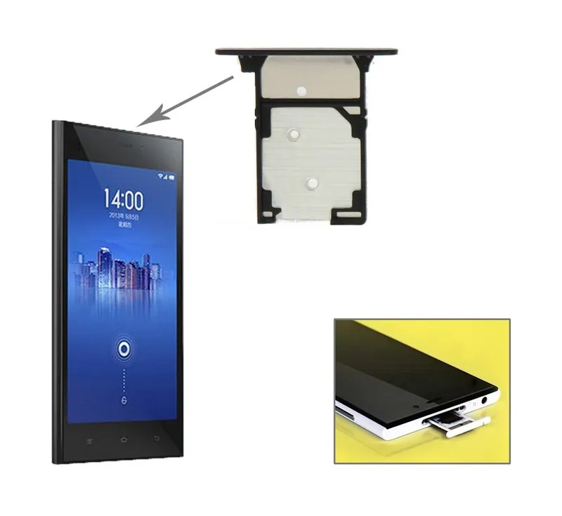 Middle Card Tray for Xiaomi M3(Black) — image 1