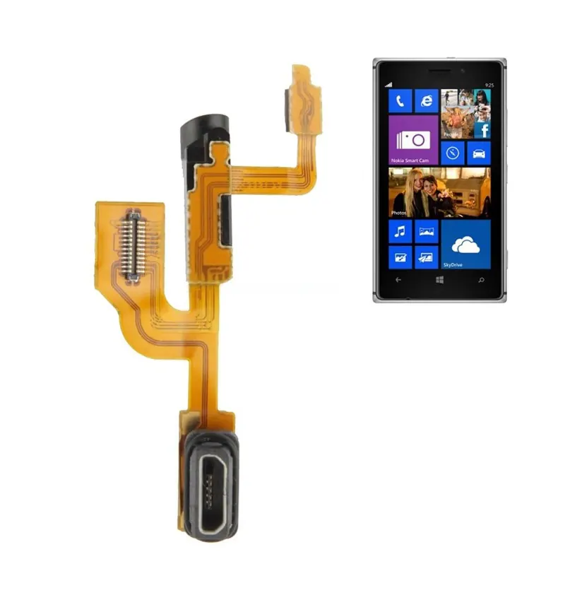 High Quality Tail Connector Charger Earphone Flex Cable for Nokia 925 — image 1