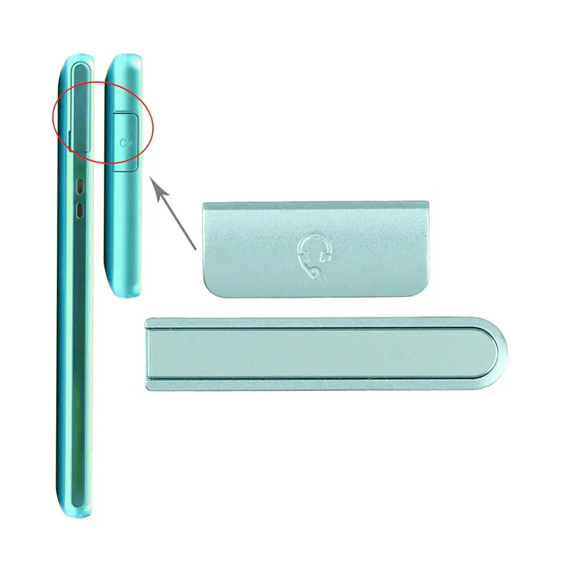Earphone Button & Volume Button for Sony Xperia ZR / M36h(Blue) — image 1