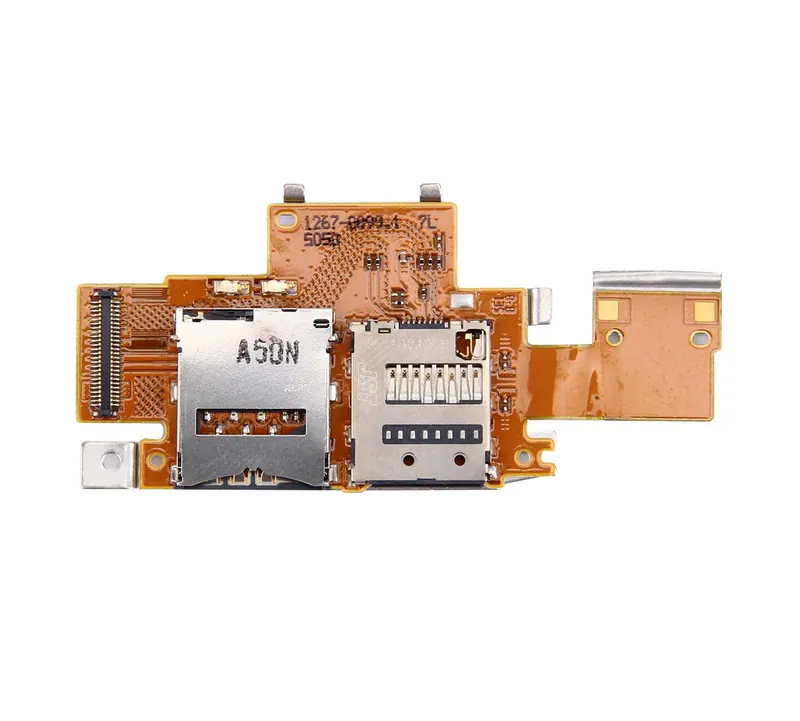 SIM Card and SD Card Reader Contact Flex Cable for Sony Xperia Tablet Z / SGP311 / SGP312 / SGP321 — image 1