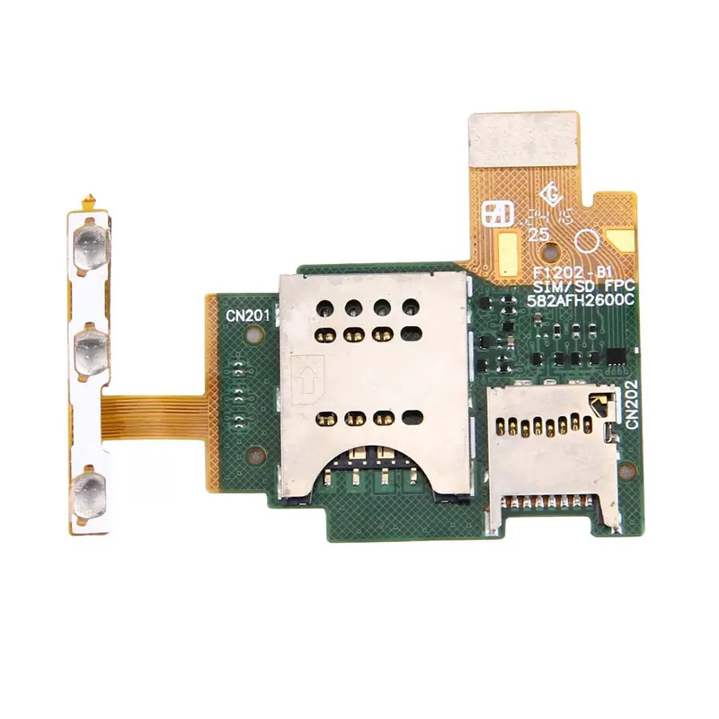 SIM Card Reader Contact Flex Cable for Sony Xperia J / ST26 / ST26i — image 1