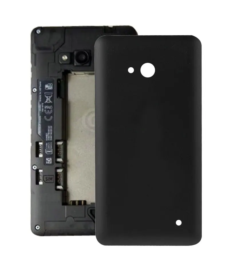 Frosted Surface Plastic Back Housing Cover for Microsoft Lumia 640(Black) — image 1
