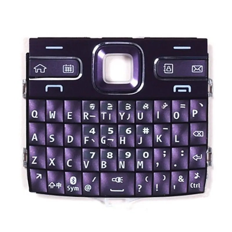 Mobile Phone Keypads Housing with Menu Buttons / Press Keys for Nokia E72(Purple) — image 1