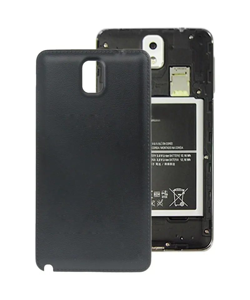 For Galaxy Note III / N9000 Original Litchi Texture Plastic Battery Cover (Black) — image 1