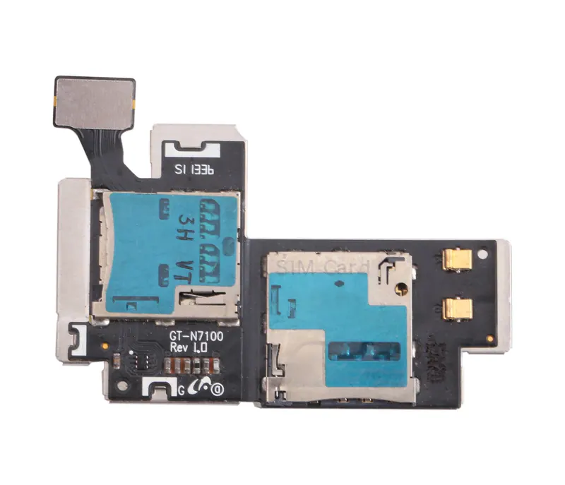 For Samsung Galaxy Note II / N7100 SIM Card Holder Socket Flex Cable — image 1