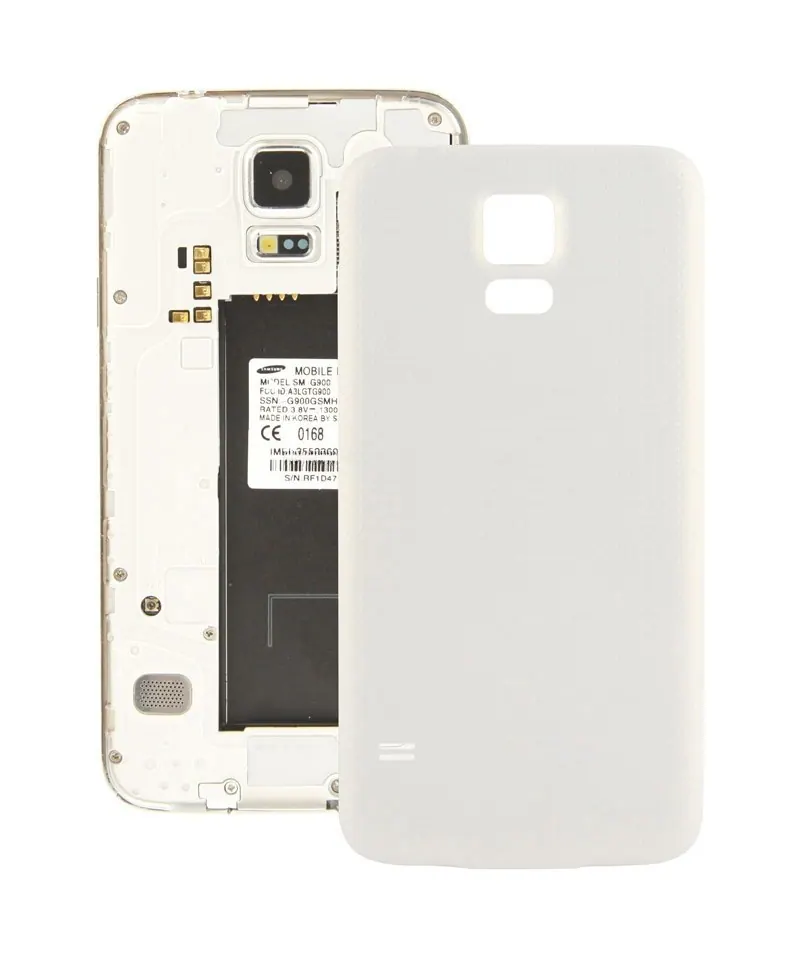 For Galaxy S5 / G900 OEM Version Back Cover (White) — image 1