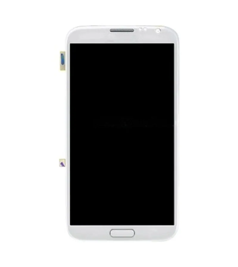 Original LCD Display + Touch Panel with Frame for Galaxy Note II / N7105(White) — image 1