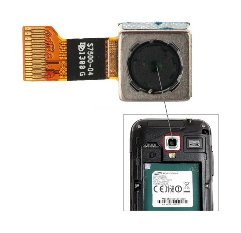 For Galaxy Ace Plus / S7500 Rear Camera Module — image 1
