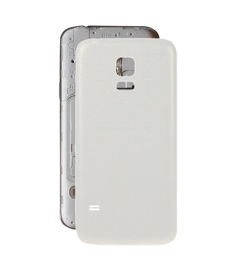 For Galaxy S5 Mini / G800 Dot Texture Back Housing Cover (White) — image 1