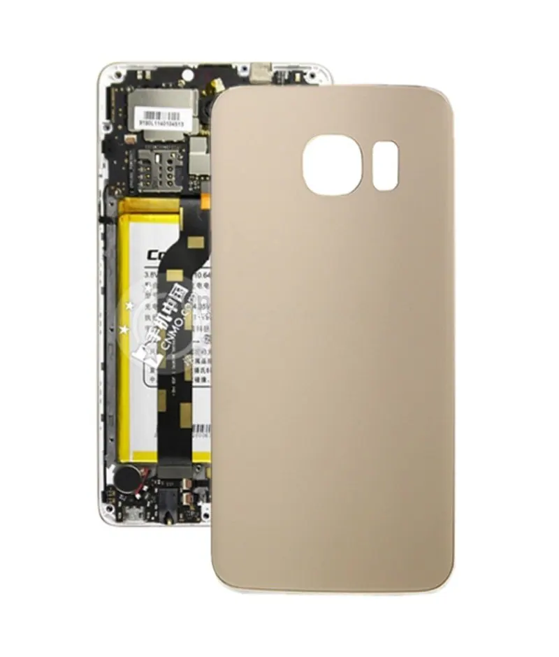 For Galaxy S6 Edge Original Battery Back Cover (Gold) — image 1