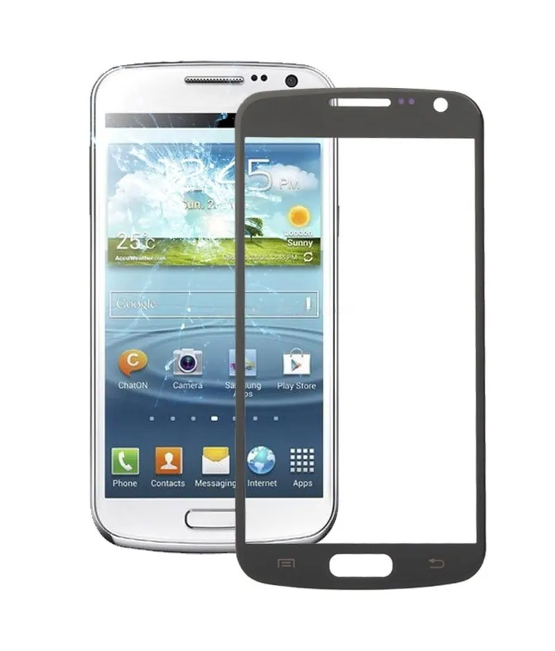 For Galaxy Premier / i9260 High Quality Front Screen Outer Glass Lens (Grey) — image 1
