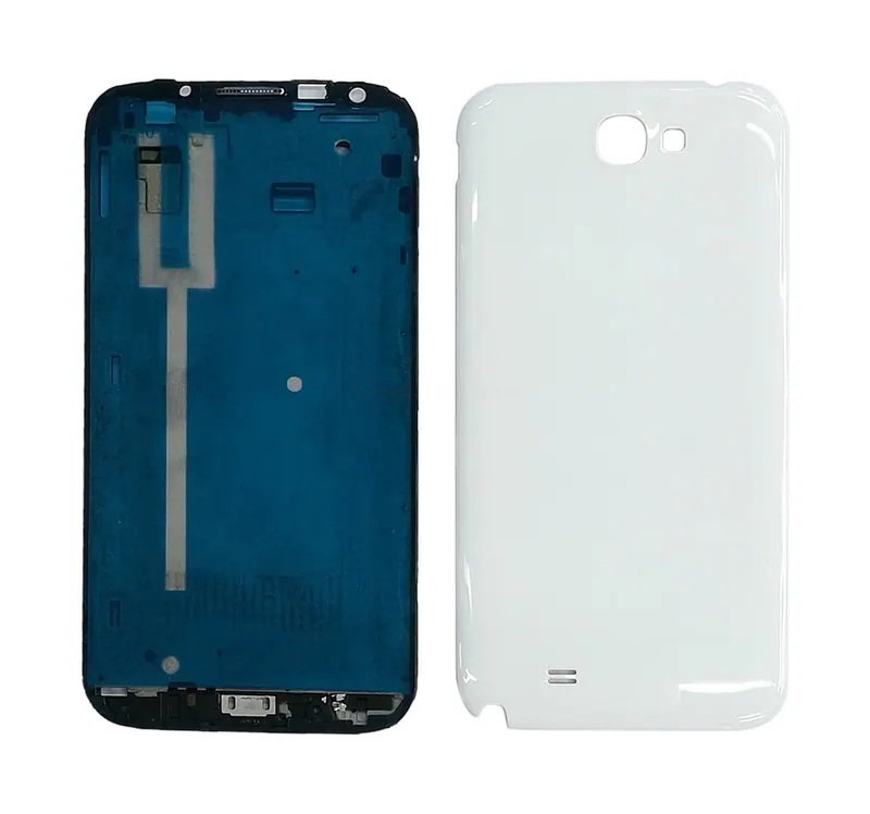 For Galaxy Note II / N7100 High Qualiay Full Housing Chassis (LCD Frame Bezel + Back Cover) (White) — image 1