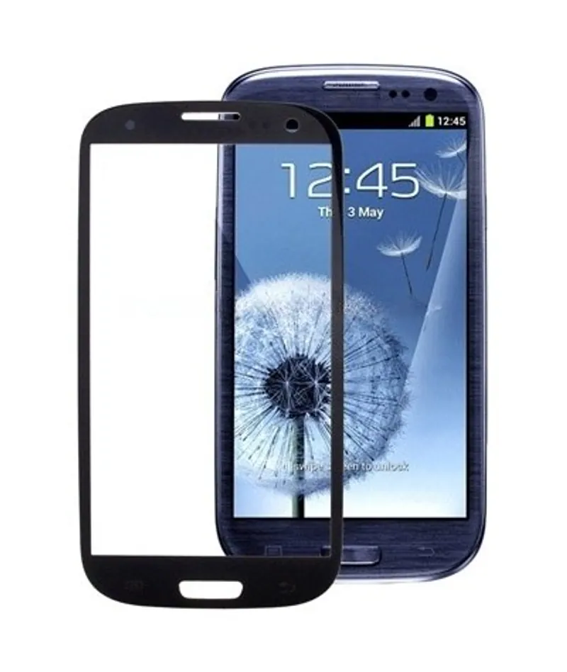 For Galaxy SIII / i9300 Original Front Screen Outer Glass Lens (Black) — image 1