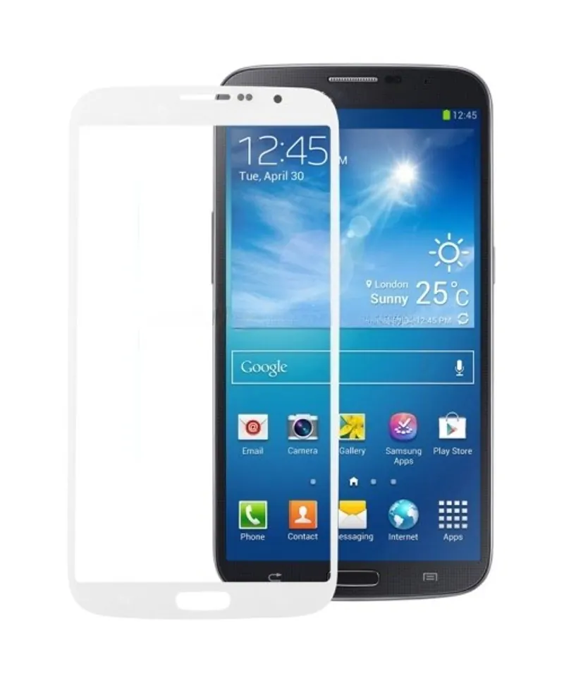For Galaxy Mega 6.3 / i9200 Original Front Screen Outer Glass Lens (White) — image 1