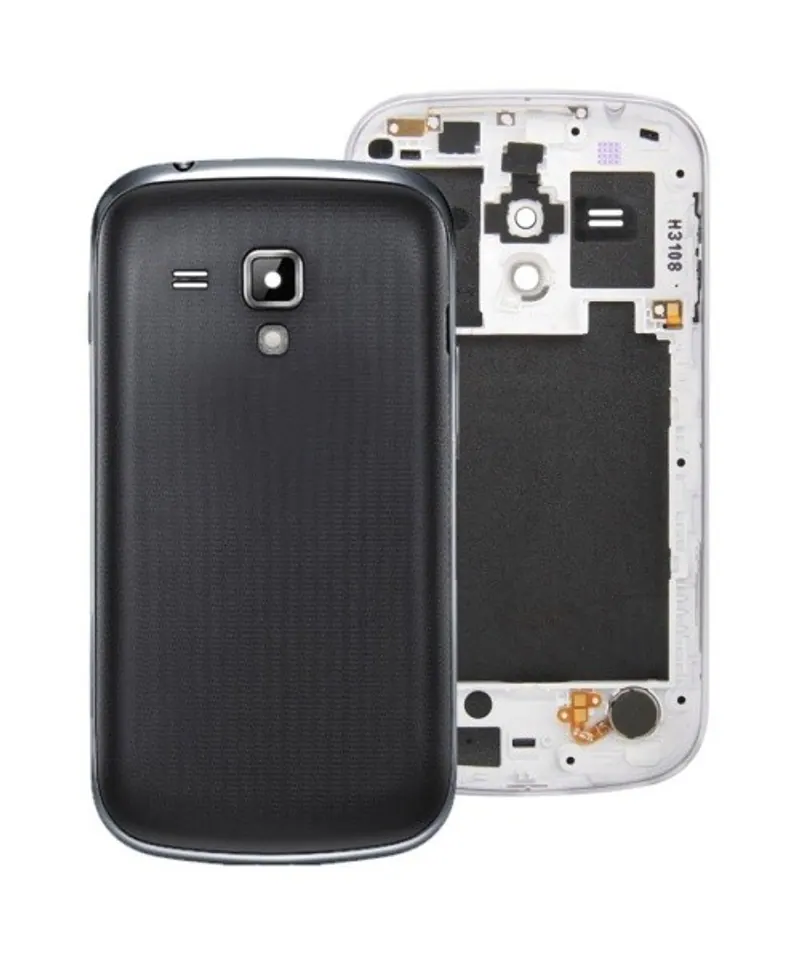 For Galaxy S Duos S7562 Original Full Housing Chassis Back Cover(Black) — image 1