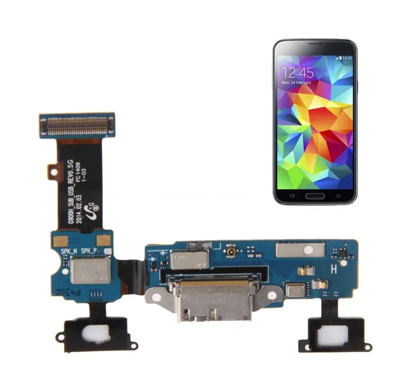 For Galaxy S5 / G900H High Quality Tail Plug Flex Cable — image 1