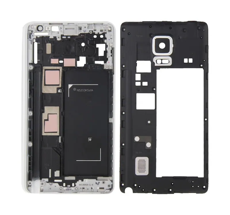 For Galaxy Note Edge / N915 Full Housing Cover (Front Housing LCD Frame Bezel Plate + Middle Frame Bezel ) (White) — image 1