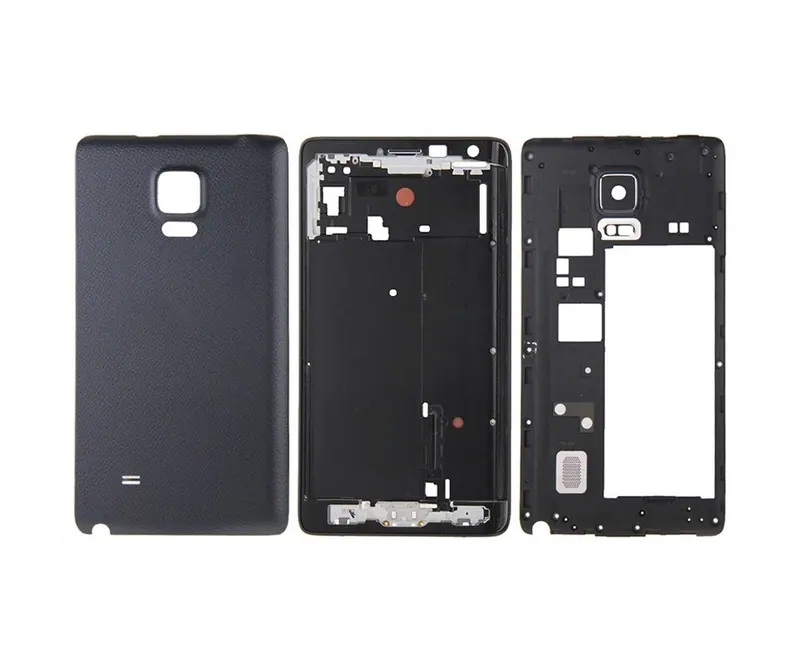 For Galaxy Note Edge / N915 Full Housing Cover (Front Housing LCD Frame Bezel Plate + Middle Frame Bezel + Battery Back Cover ) (Black) — image 1