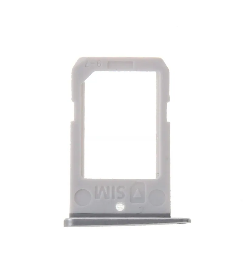 For Galaxy S6 Edge / G925 SIM Card Tray (Silver) — image 1