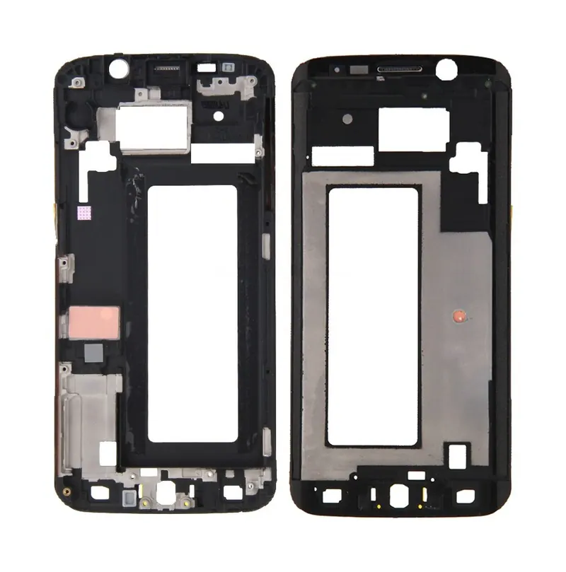 For Galaxy S6 Edge / G925 Front Housing LCD Frame Bezel Plate — image 1