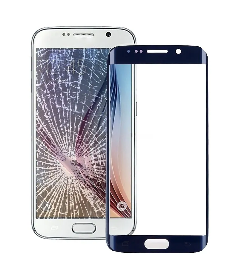 For Galaxy S6 edge / G925 Original Front Screen Outer Glass Lens (Dark Blue) — image 1