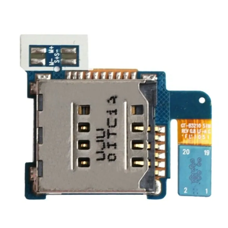For Samsung CorbyTXT / B3210 High Quality Card Socket Flex Cable — image 1