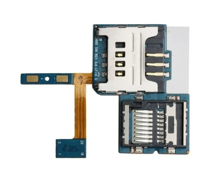 For Galaxy Xcover / S5690 Original SIM Card Socket Flex Cable — image 1