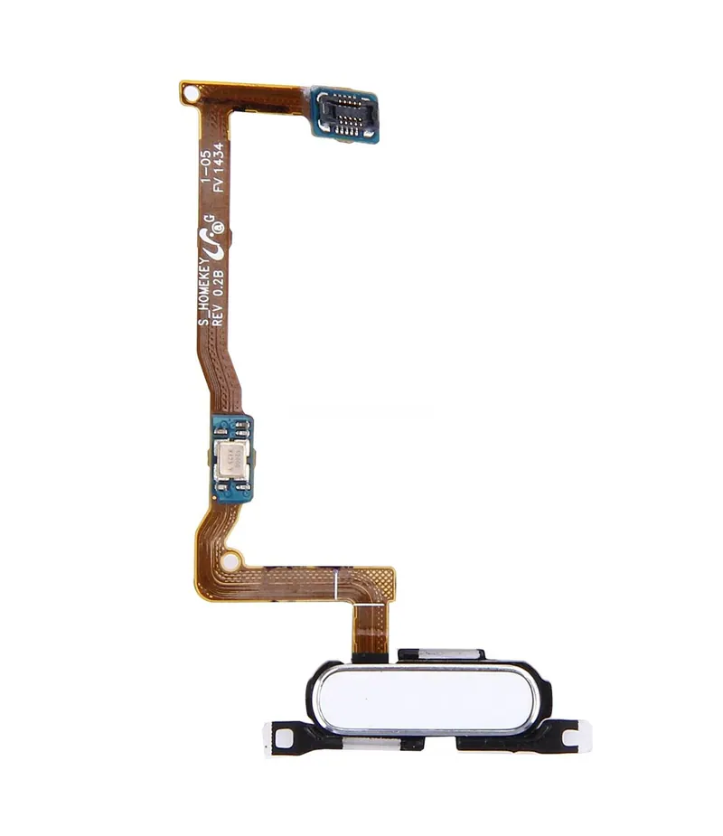 For Galaxy Alpha / G850F Home Button with Flex Cable(White) — image 1