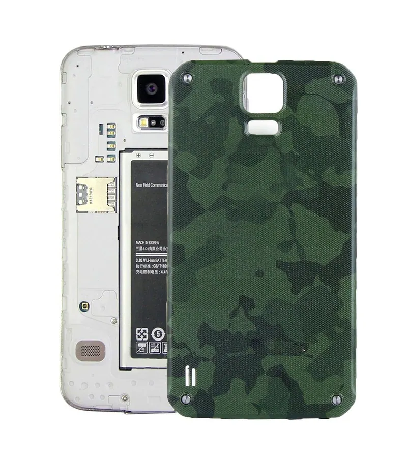 For Galaxy S5 Active / G870 Battery Back Cover (Green) — image 1