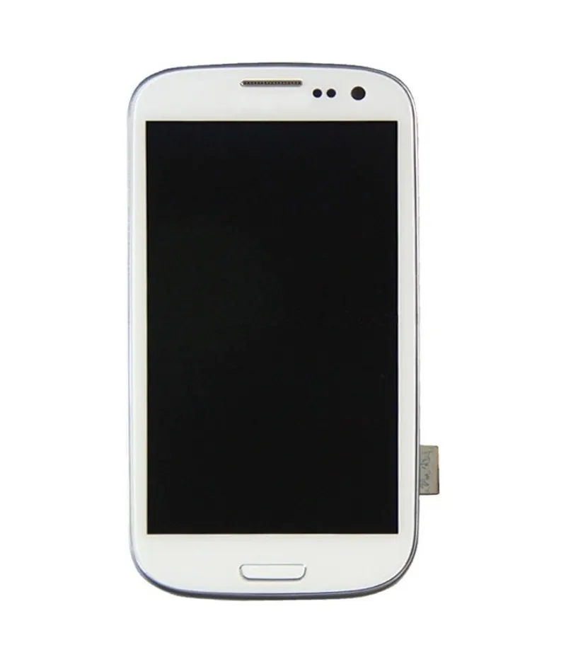 Original LCD Display + Touch Panel with Frame for Galaxy SIII LTE / i9305(White) — image 1